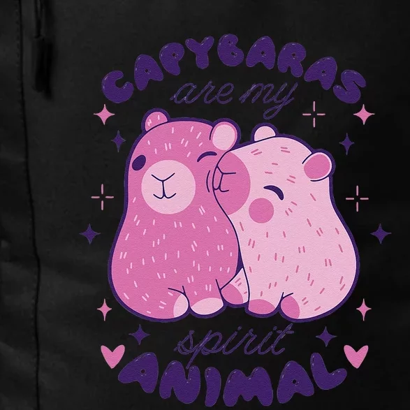 Capybaras Are My Spirit Animal Rodent Lover Daily Commute Backpack