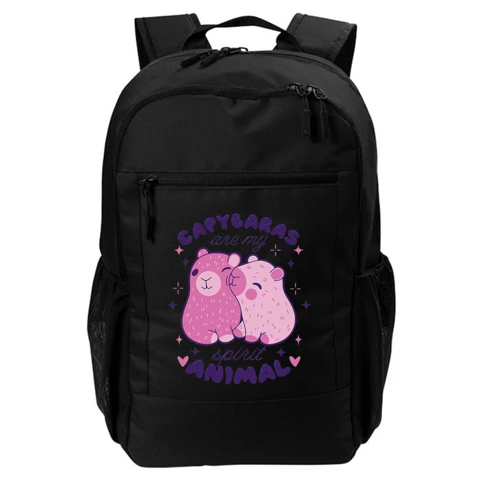 Capybaras Are My Spirit Animal Rodent Lover Daily Commute Backpack