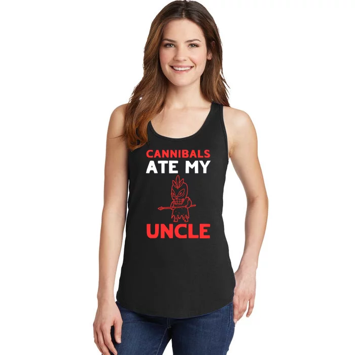 Cannibals Ate My Uncle Joe Biden Trump Saying Funny Ladies Essential Tank