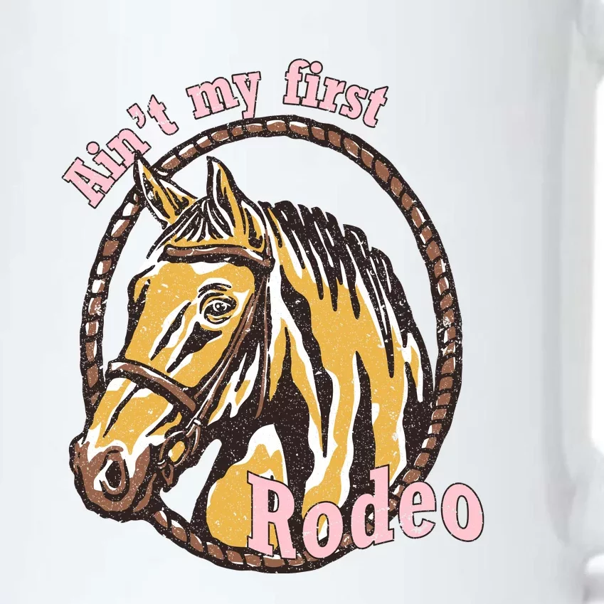 Cowboy Ain't My First Rodeo Black Color Changing Mug