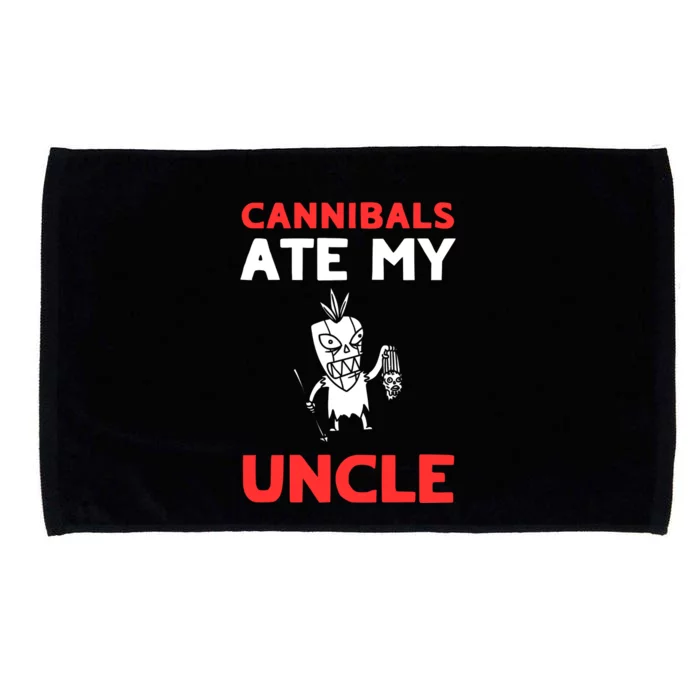 Cannibals Ate My Uncle Joe Biden Trump Saying Funny Microfiber Hand Towel