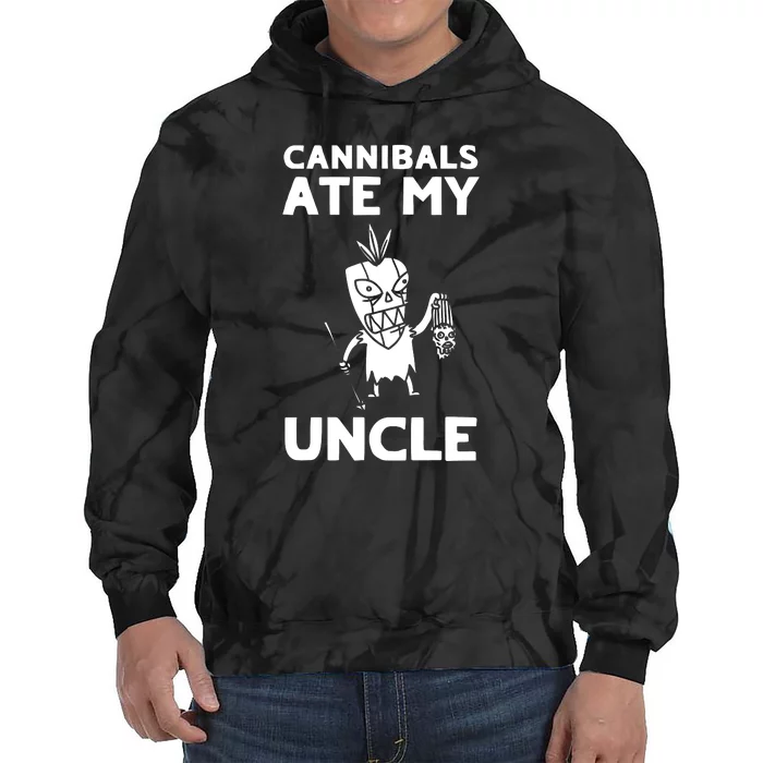 Cannibals Ate My Uncle Joe Biden Trump Saying Funny Tie Dye Hoodie