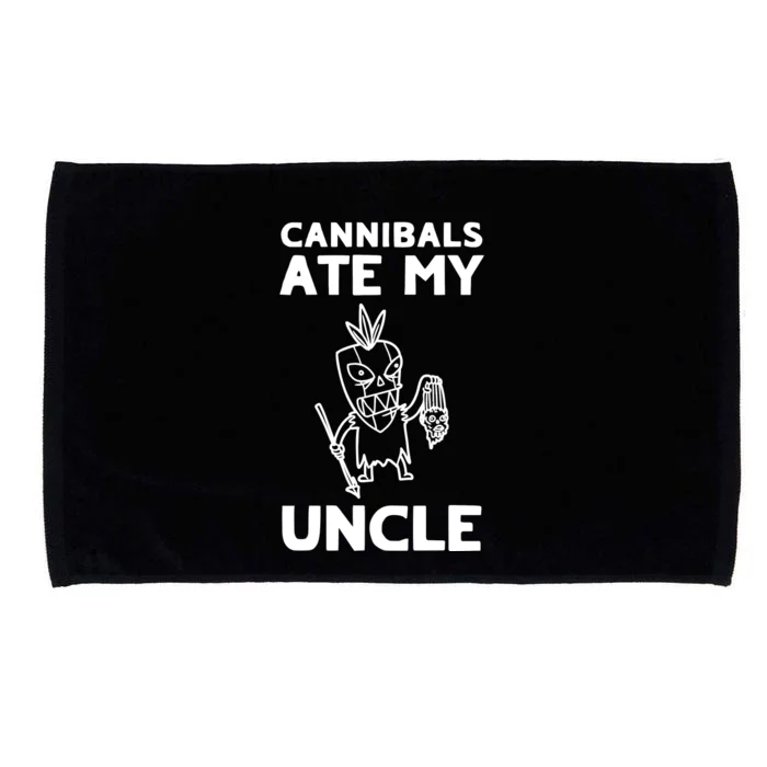 Cannibals Ate My Uncle Joe Biden Trump Saying Funny Microfiber Hand Towel