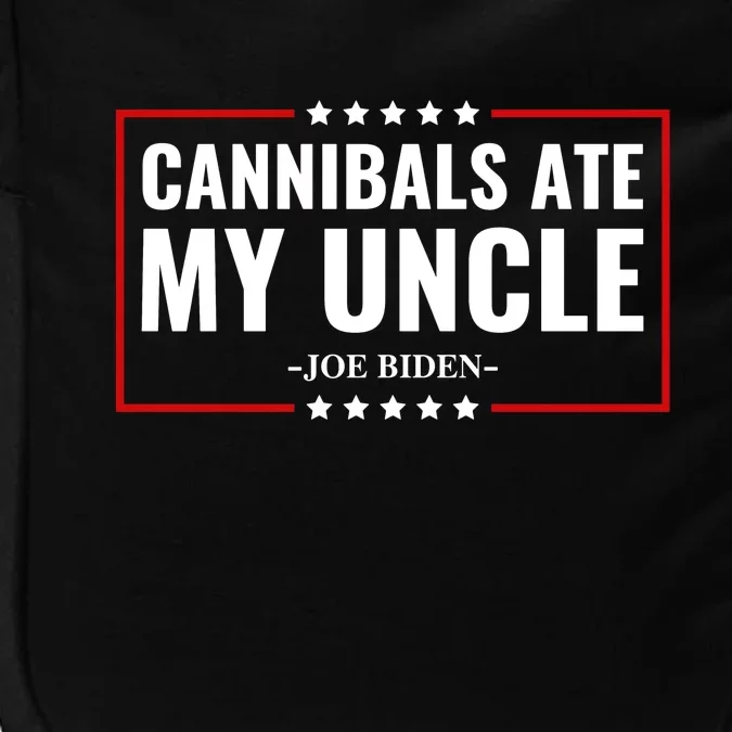 Cannibals Ate My Uncle Satire Funny Impact Tech Backpack