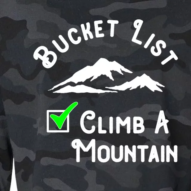 Climb A Mountain Gift Cropped Pullover Crew