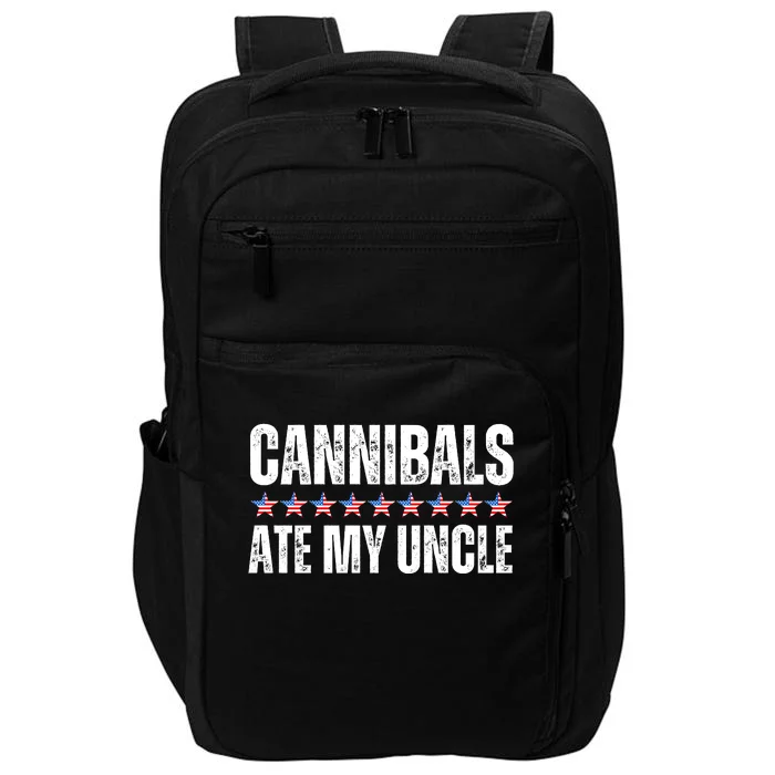 Cannibals Ate My Uncle Vintage Impact Tech Backpack