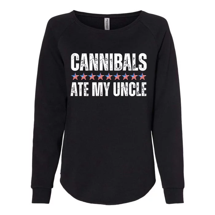 Cannibals Ate My Uncle Vintage Womens California Wash Sweatshirt