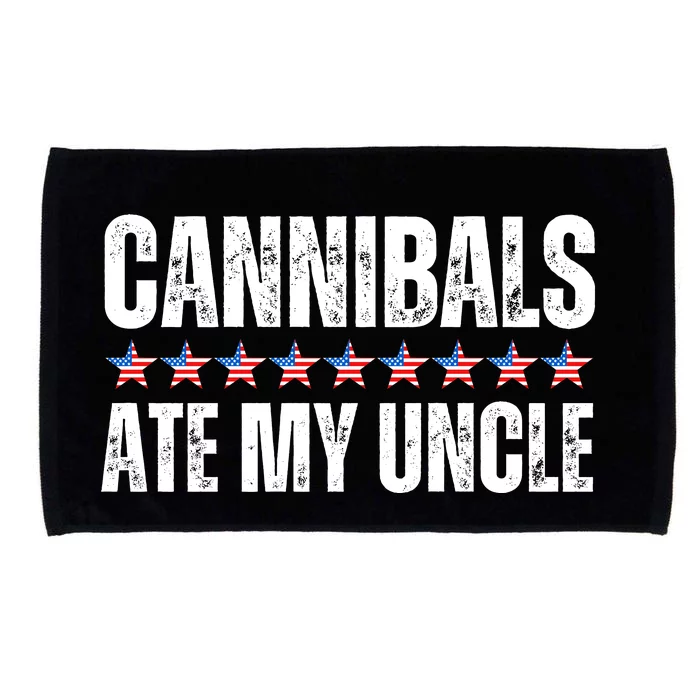 Cannibals Ate My Uncle Vintage Microfiber Hand Towel