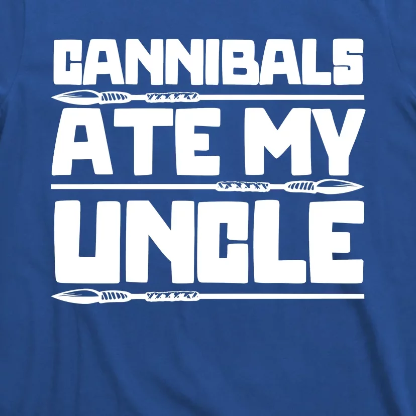 Cannibals Ate My Uncle Joe Biden Political Satire Trump 2024 T-Shirt