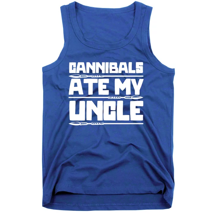 Cannibals Ate My Uncle Joe Biden Political Satire Trump 2024 Tank Top