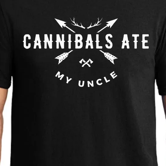 Cannibals Ate My Uncle Joe Biden Political Parody Pajama Set