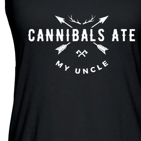 Cannibals Ate My Uncle Joe Biden Political Parody Ladies Essential Flowy Tank