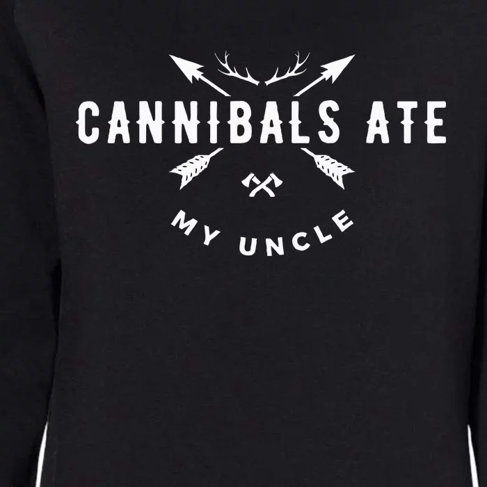 Cannibals Ate My Uncle Joe Biden Political Parody Womens California Wash Sweatshirt