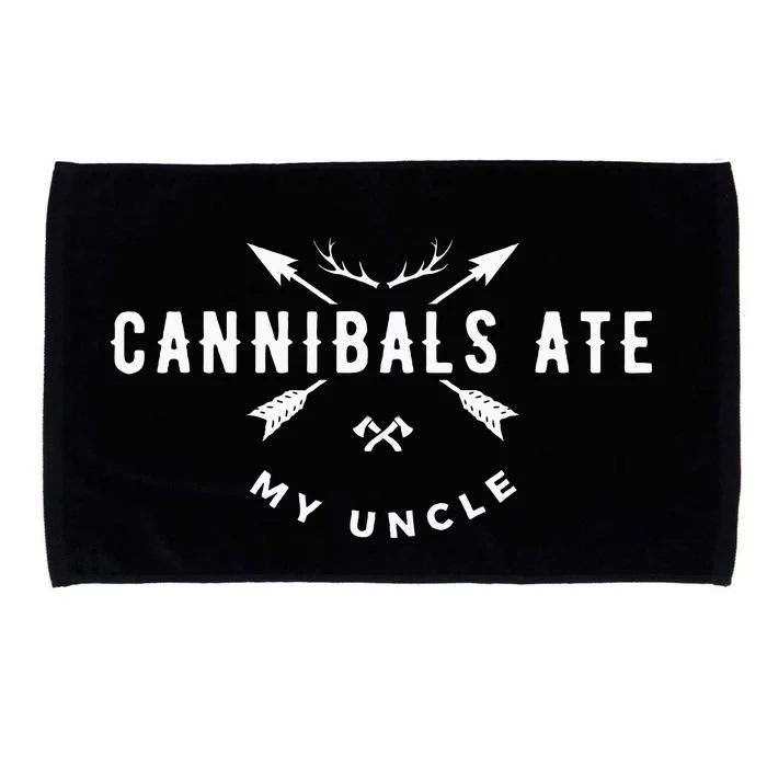 Cannibals Ate My Uncle Joe Biden Political Parody Microfiber Hand Towel