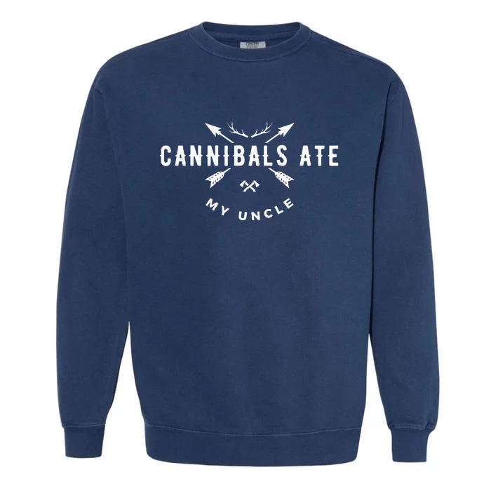 Cannibals Ate My Uncle Joe Biden Political Parody Garment-Dyed Sweatshirt