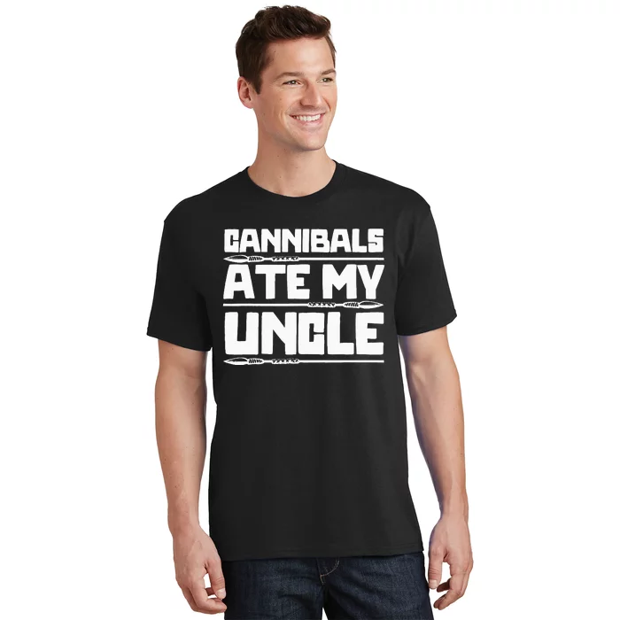 Cannibals Ate My Uncle Joe Biden Political Satire Trump 2024 T-Shirt