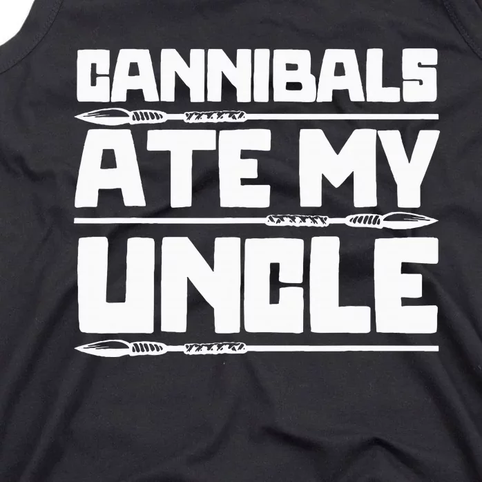 Cannibals Ate My Uncle Joe Biden Political Satire Trump 2024 Tank Top