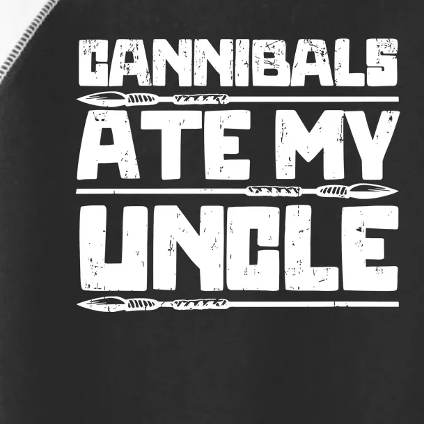 Cannibals Ate My Uncle Joe Biden Political Satire Trump 2024 Toddler Fine Jersey T-Shirt