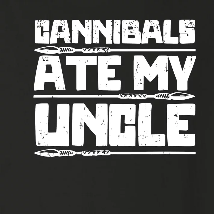 Cannibals Ate My Uncle Joe Biden Political Satire Trump 2024 Toddler Long Sleeve Shirt