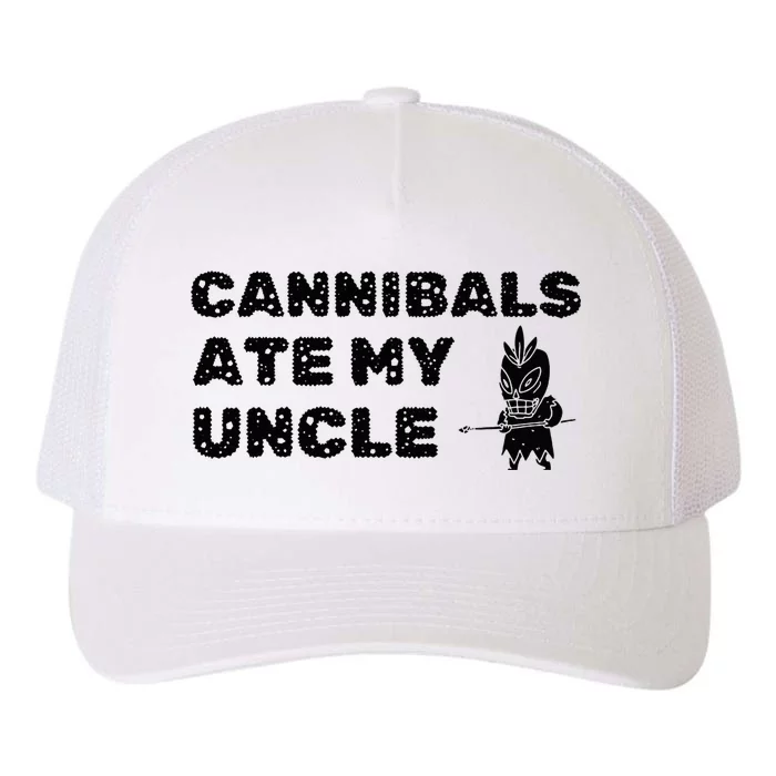 Cannibals Ate My Uncle Joe Biden Saying Funny Trump 2024 Yupoong Adult 5-Panel Trucker Hat