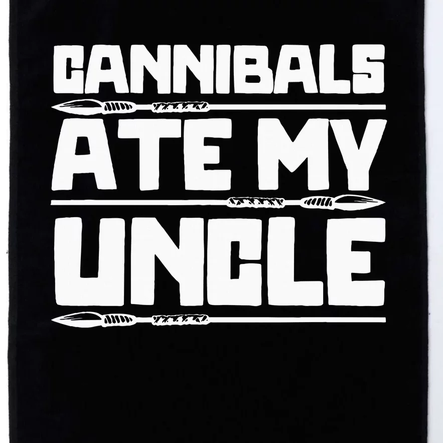 Cannibals Ate My Uncle Joe Biden Political Satire Trump 2024 Platinum Collection Golf Towel