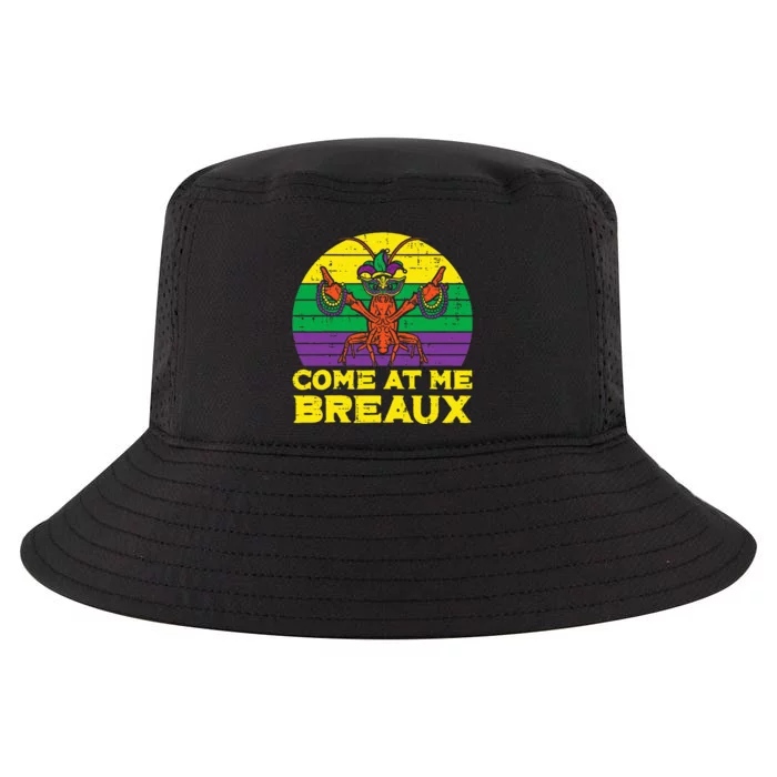 Come At Me Breaux Crawfish Funny Mardi Gras Cool Comfort Performance Bucket Hat