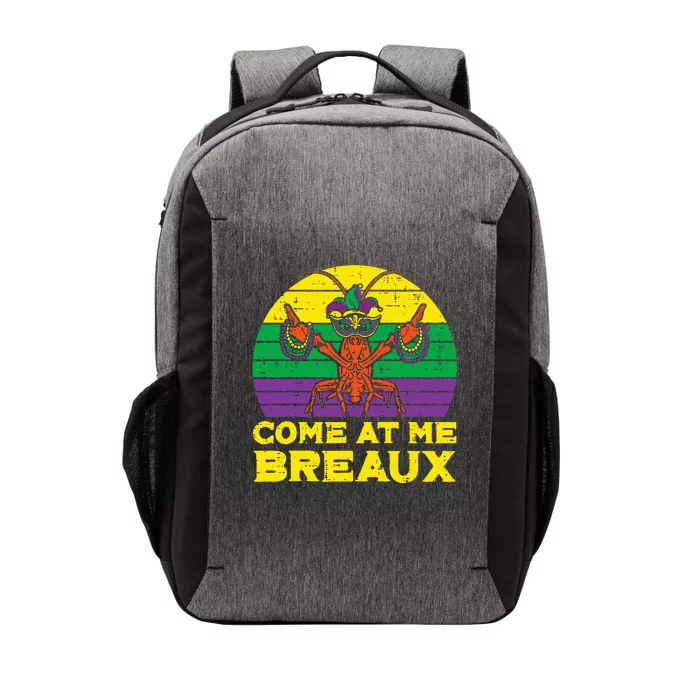 Come At Me Breaux Crawfish Funny Mardi Gras Vector Backpack