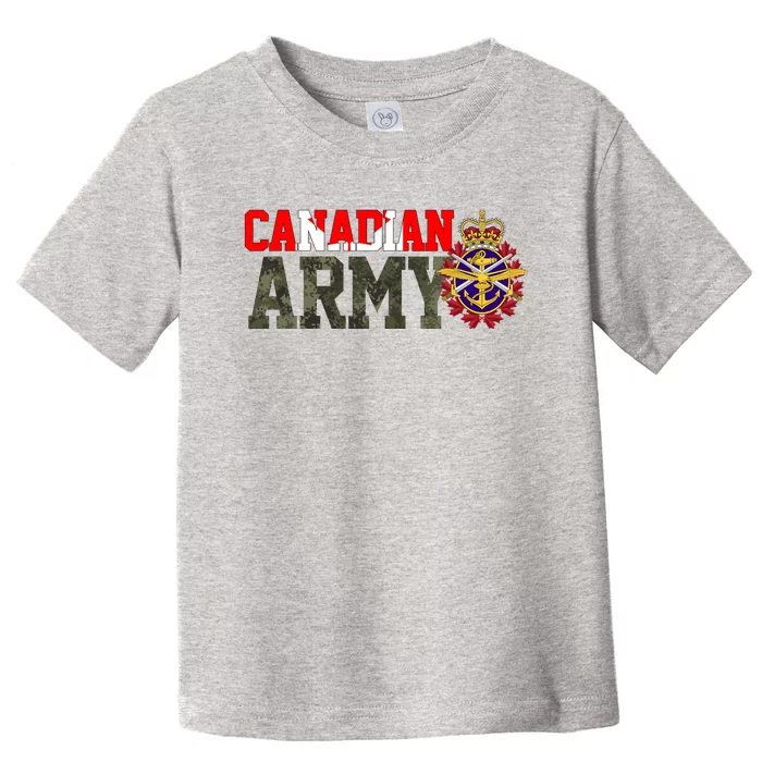 Canadian Army Military Veteran Toddler T-Shirt