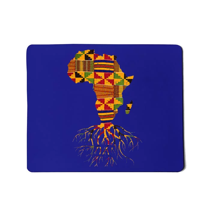 Cool Africa Map Traditional Kente Cloth African Roots Mousepad