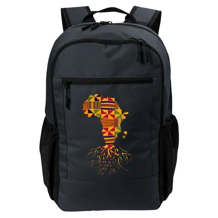 Cool Africa Map Traditional Kente Cloth African Roots Daily Commute Backpack