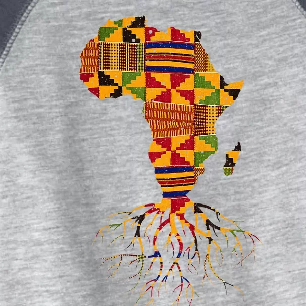 Cool Africa Map Traditional Kente Cloth African Roots Toddler Fine Jersey T-Shirt