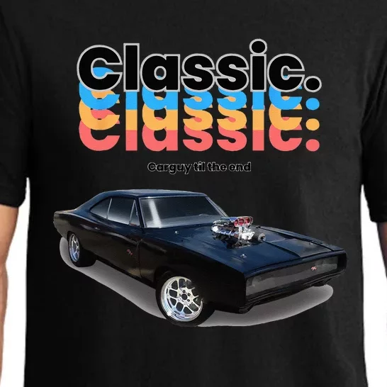 Classic American Muscle Car Pajama Set