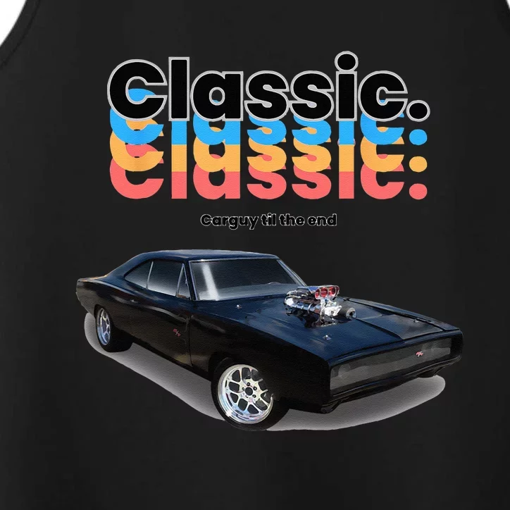 Classic American Muscle Car Performance Tank