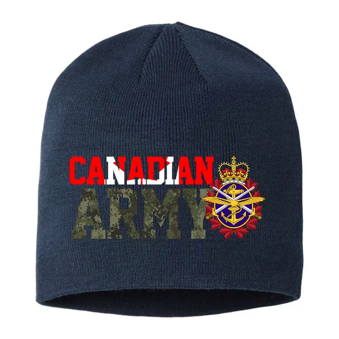 Canadian Army Military Veteran 8 1/2in Sustainable Knit Beanie