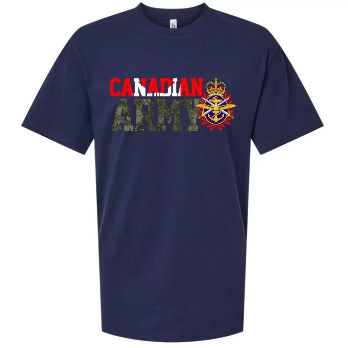 Canadian Army Military Veteran Sueded Cloud Jersey T-Shirt