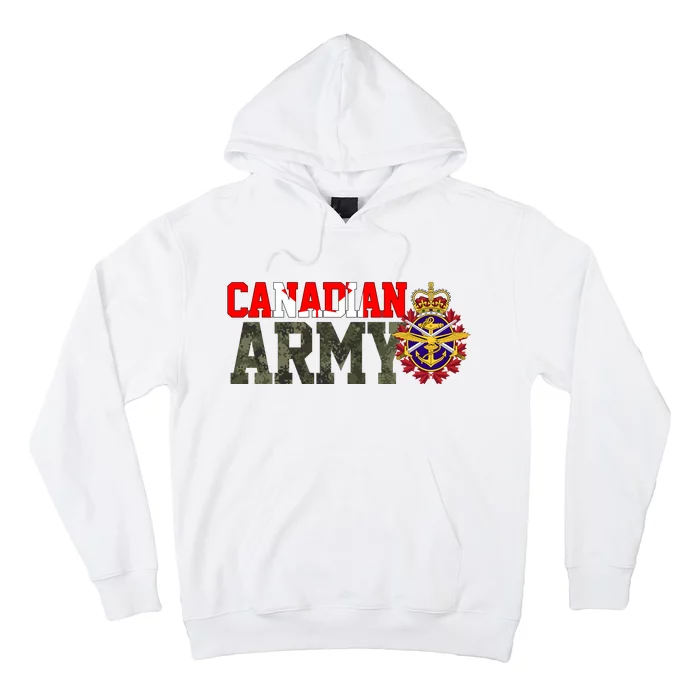 Canadian Army Military Veteran Hoodie