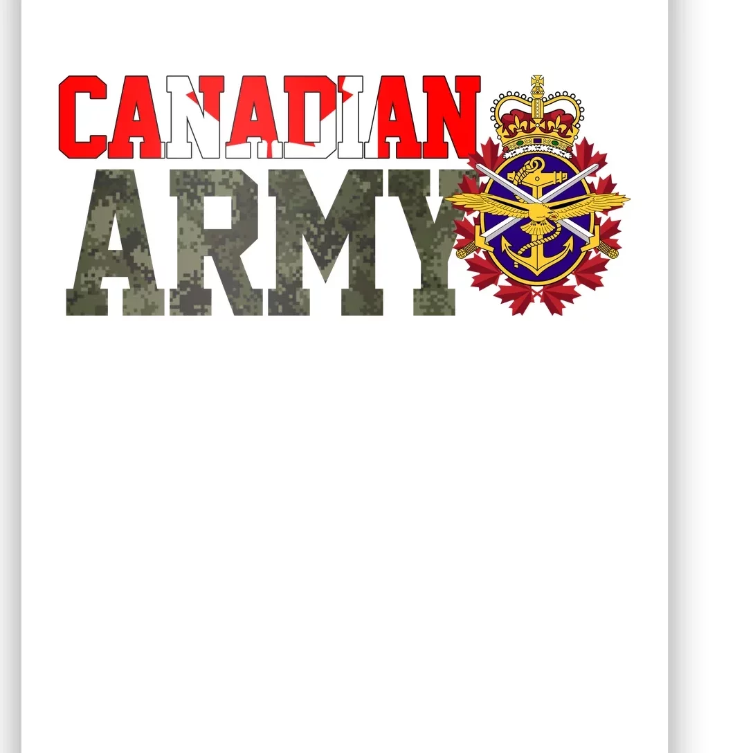 Canadian Army Military Veteran Poster