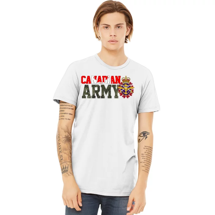 Canadian Army Military Veteran Premium T-Shirt