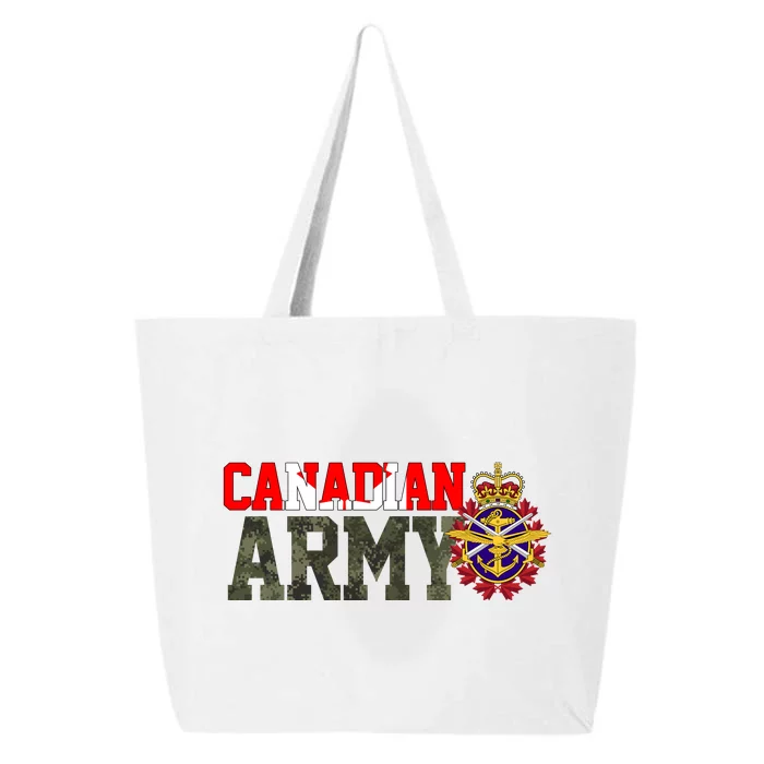 Canadian Army Military Veteran 25L Jumbo Tote