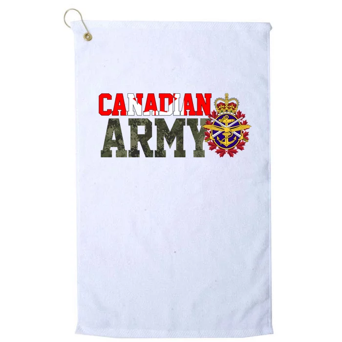 Canadian Army Military Veteran Platinum Collection Golf Towel