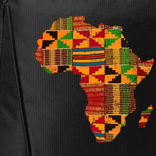 Cool Africa Map Kente Cloth Gift For African Lover City Backpack