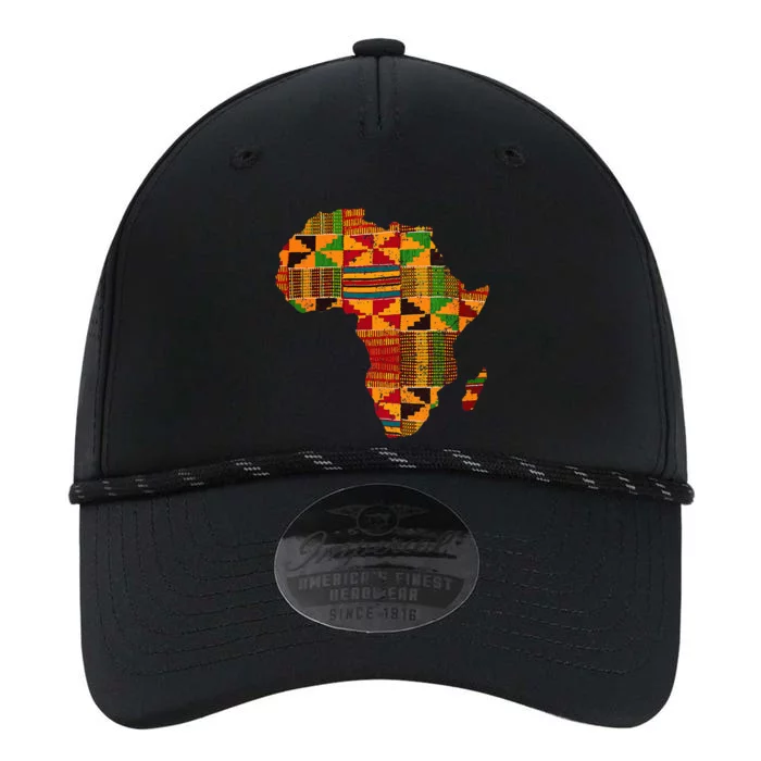 Cool Africa Map Kente Cloth Gift For African Lover Performance The Dyno Cap