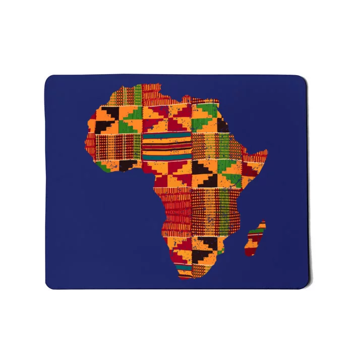 Cool Africa Map Kente Cloth Gift For  Wo African Lover Mousepad