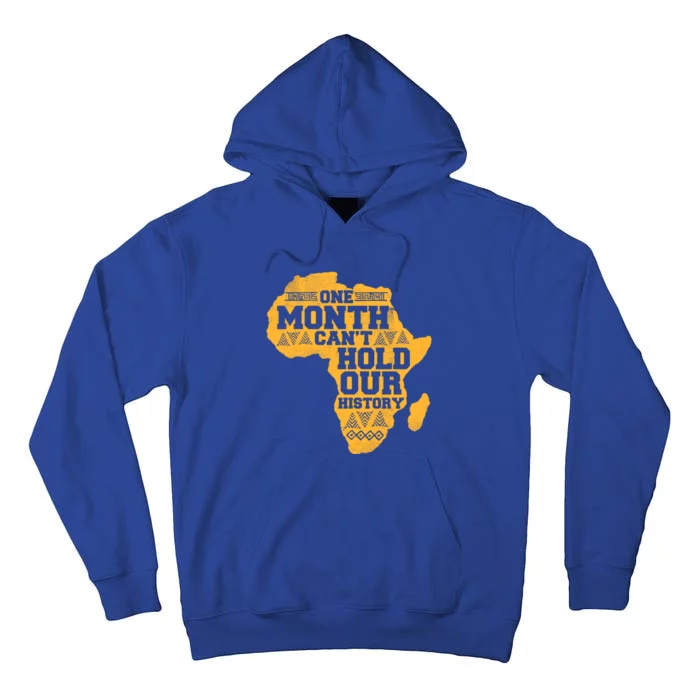 Celebration African Map Kente Cool Black History Month Gift Tall Hoodie