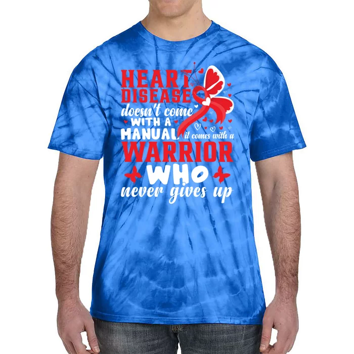 Chd Awareness Month Heart Disease Great Gift Tie-Dye T-Shirt