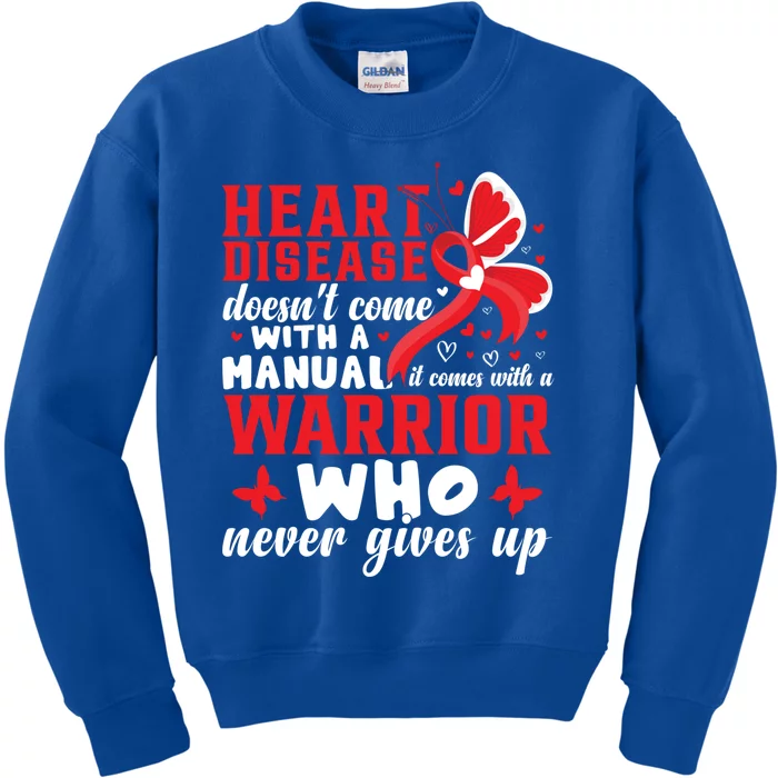 Chd Awareness Month Heart Disease Great Gift Kids Sweatshirt