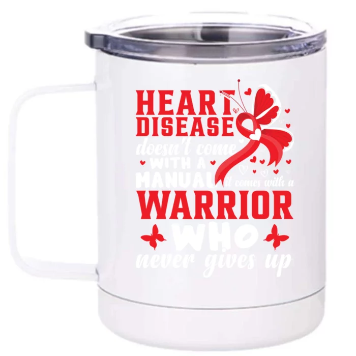 Chd Awareness Month Heart Disease Great Gift Front & Back 12oz Stainless Steel Tumbler Cup