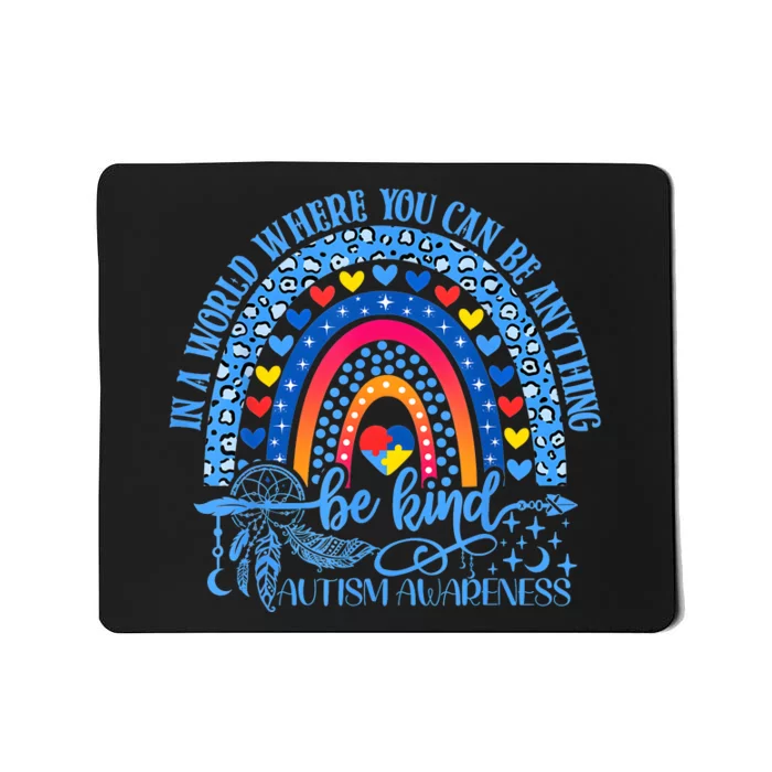 Cute Autism Mom Autism Awareness Be Kind Support Mousepad