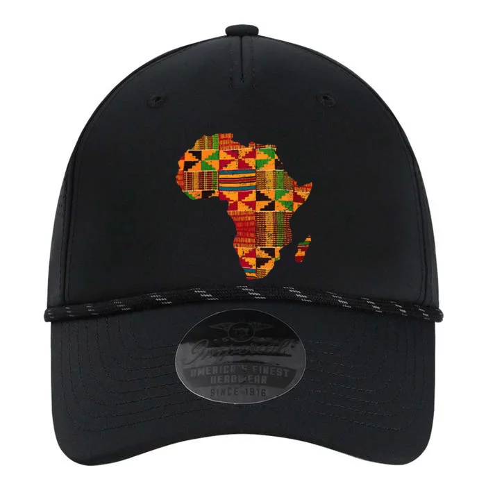 Cool Africa Map Kente Cloth Gift For Men Women African Lover Performance The Dyno Cap