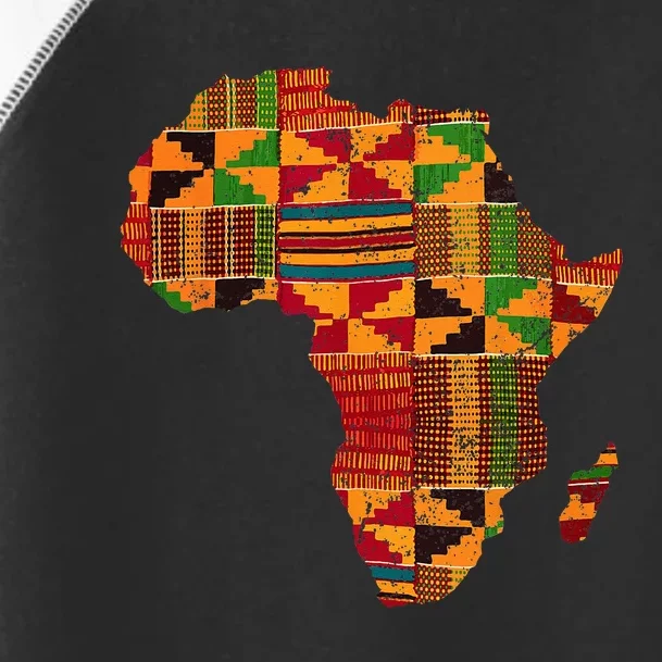 Cool Africa Map Kente Cloth Gift For Men Women African Lover Toddler Fine Jersey T-Shirt